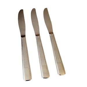 Vintage Cortland Estate Dinner Knife Set of 3